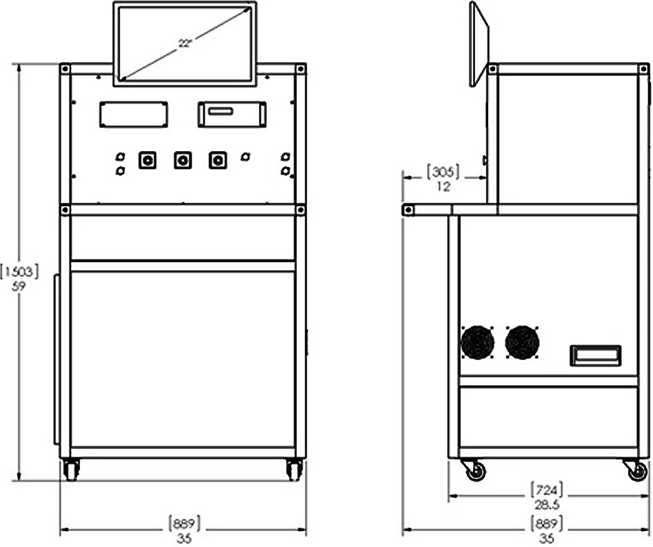 AVCS3SD Dimensions